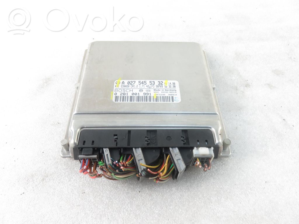 Mercedes-Benz A W168 Engine control unit/module 