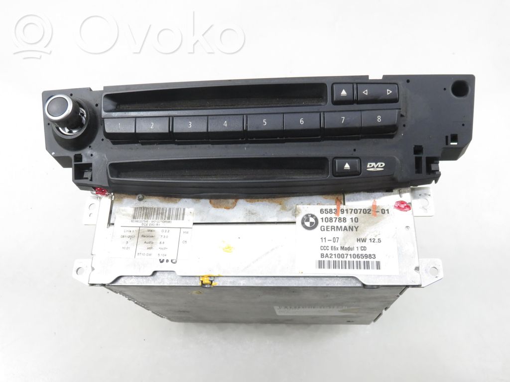 BMW 5 E60 E61 Unità principale autoradio/CD/DVD/GPS 