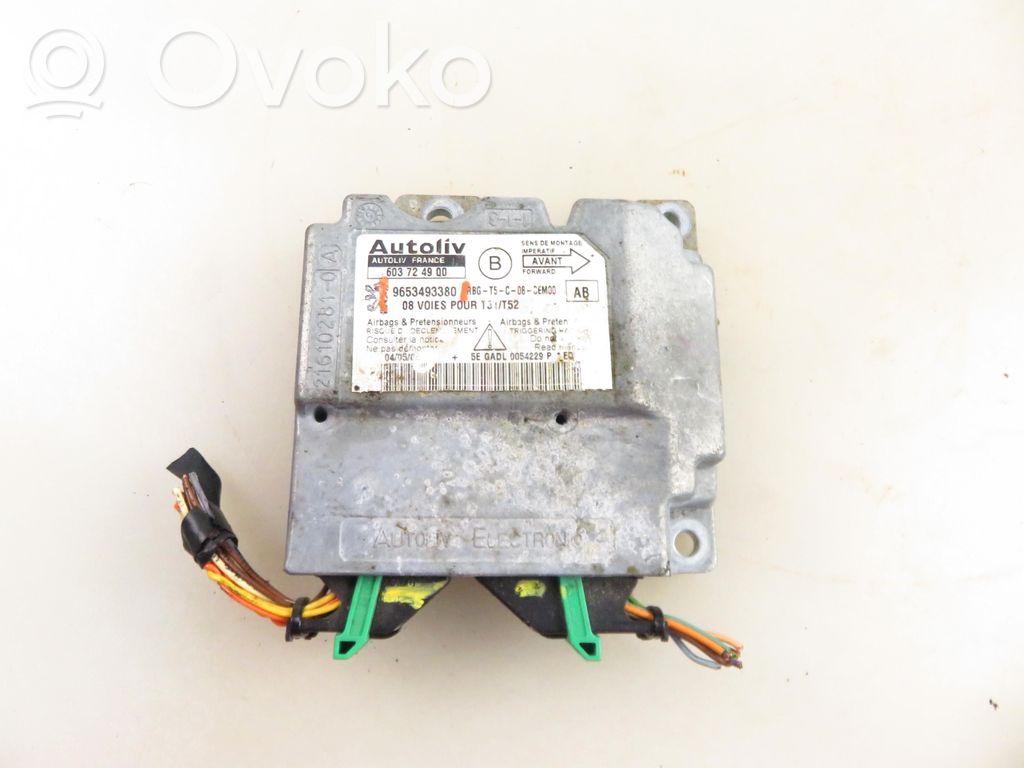 Airbag control unit/module   9653493380,9653493380