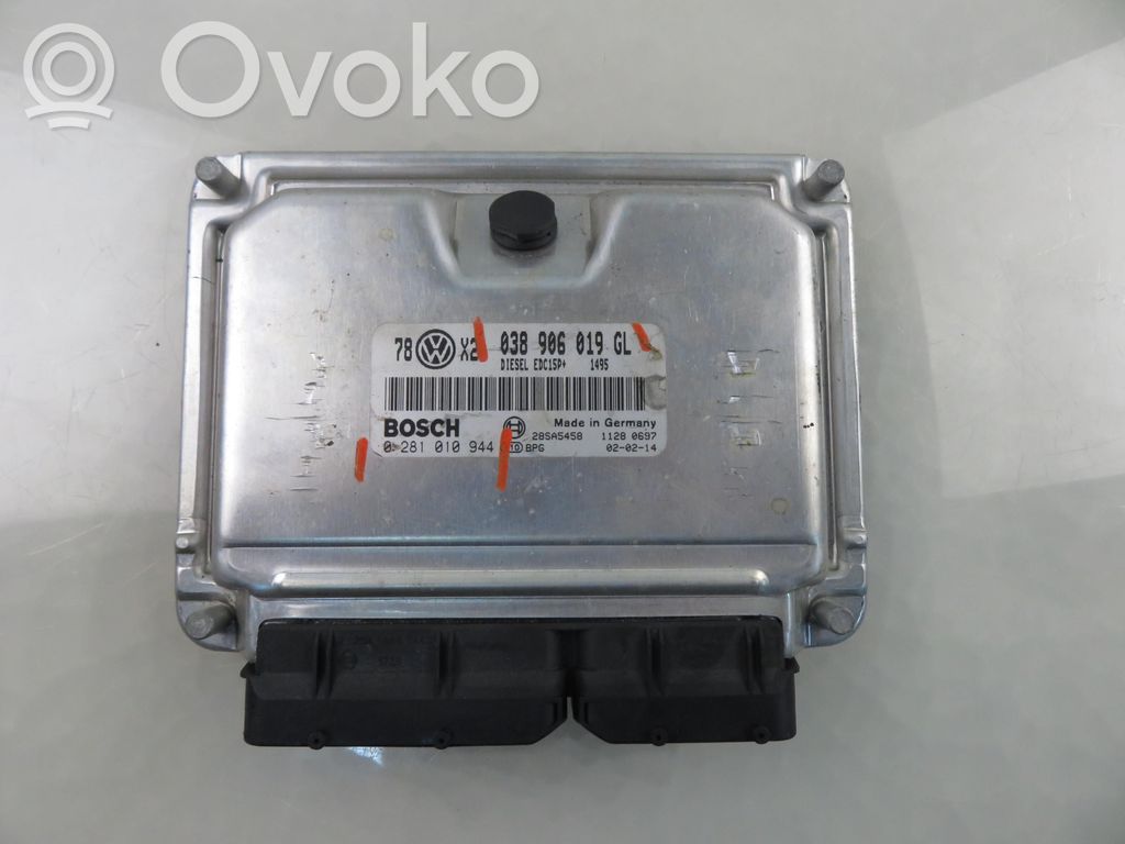 Engine control unit/module   038906019GL,0281010944,0281010944,038906019GL