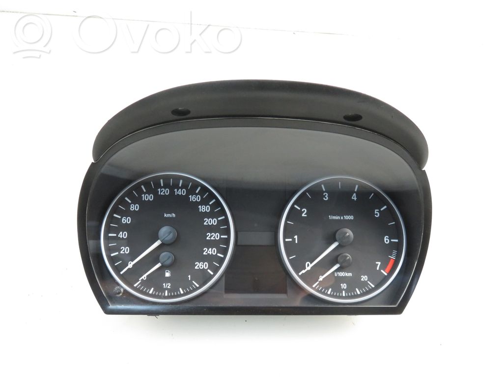 BMW 3 E90 E91 Compteur de vitesse tableau de bord