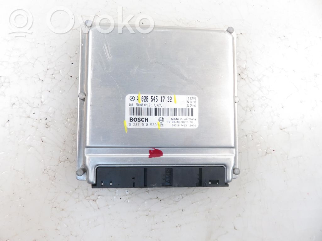 Mercedes-Benz Vaneo W414 Motorsteuergerät/-modul 