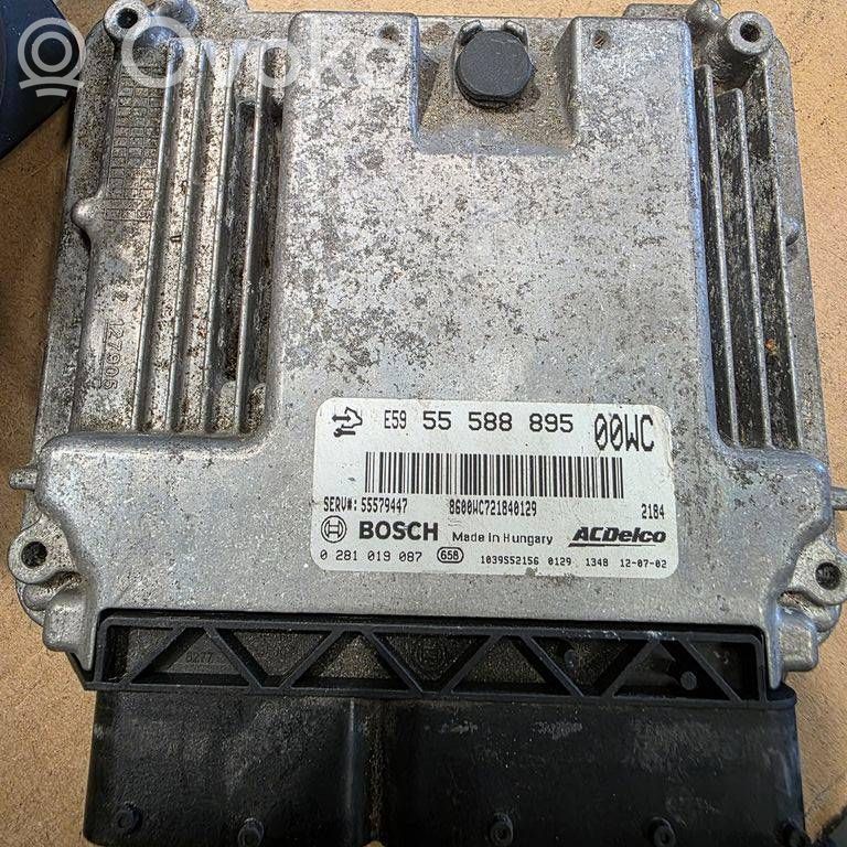 Engine control unit/module   55588895,0281019087,55579447