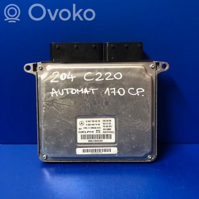 Mercedes-Benz C W204 Unitate control motor/modul ECU 
