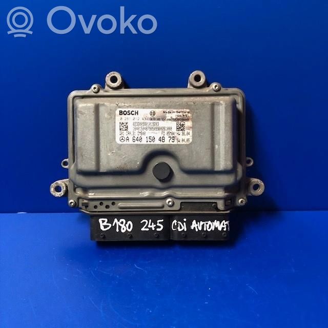 Mercedes-Benz B W245 Komputer / Sterownik ECU silnika 