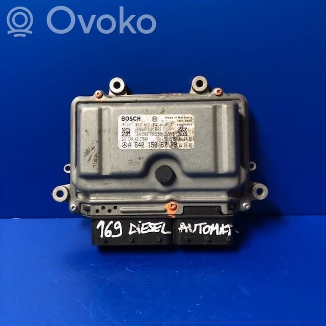 Mercedes-Benz A W169 Komputer / Sterownik ECU silnika 