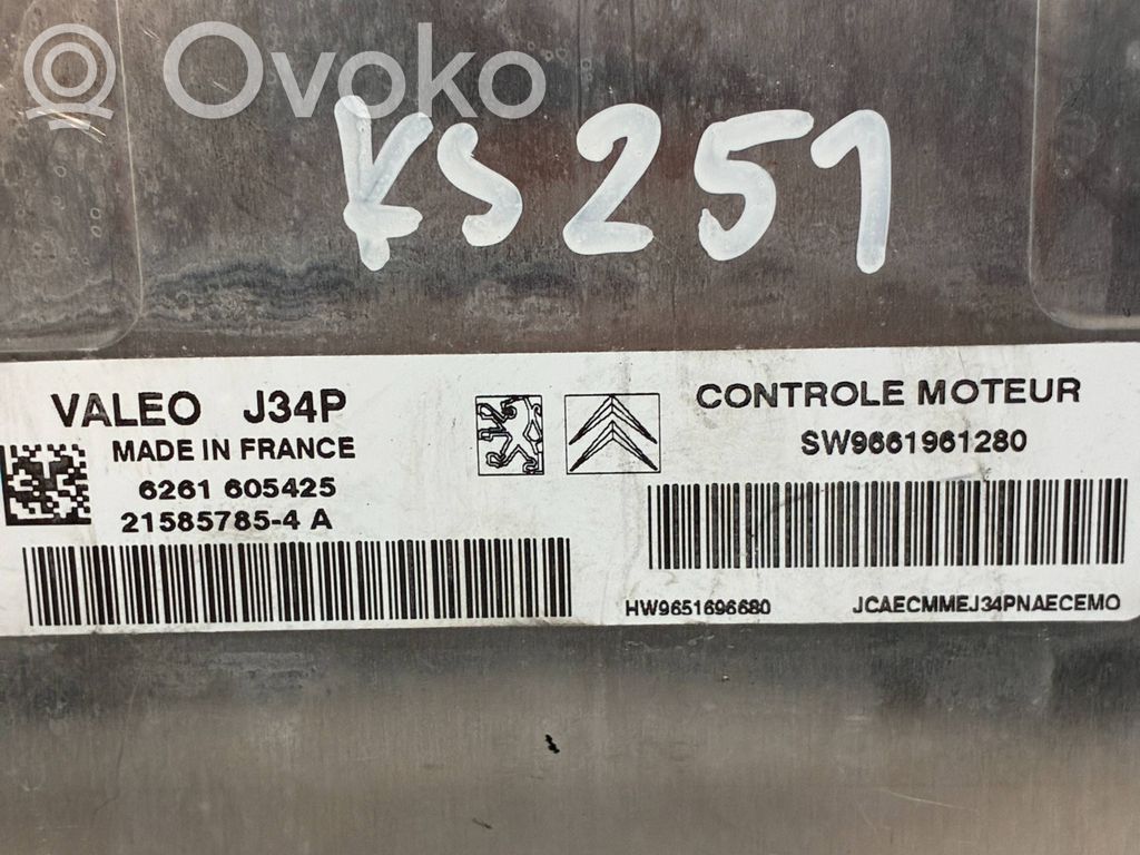 Citroen C3 Engine control unit/module 