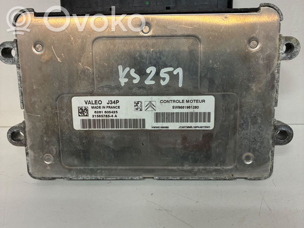 Citroen C2 Unidad de control/módulo ECU del motor 