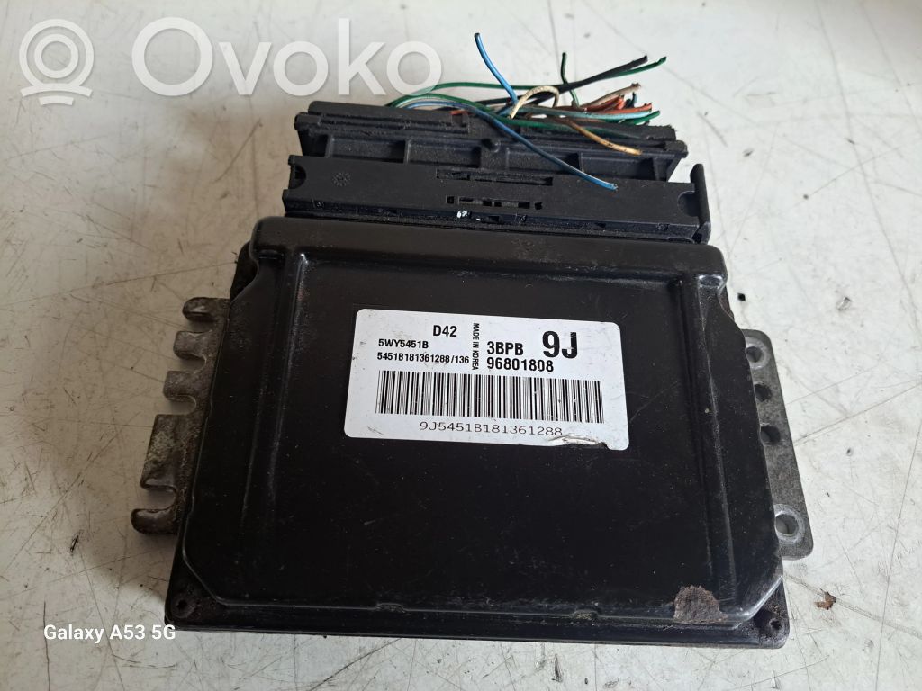 Engine control unit/module   96801808,5WY5451B
