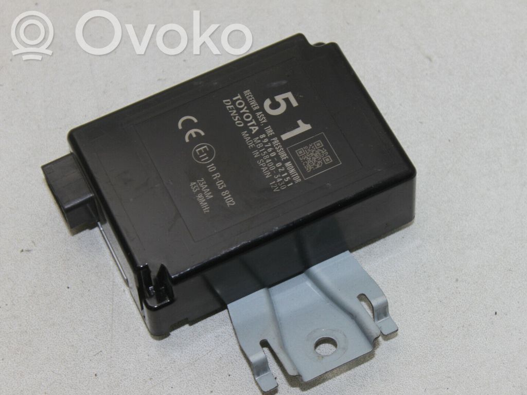 Toyota Auris 150 Tire pressure control unit 