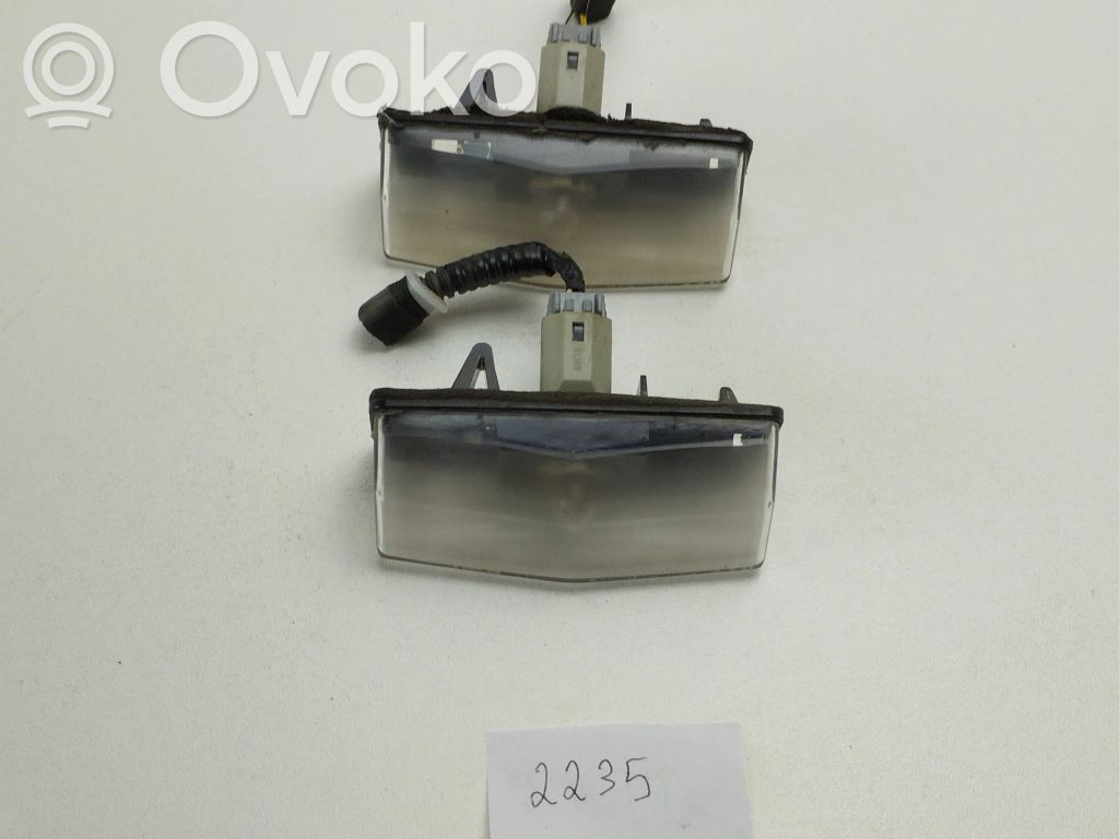 Toyota Prius (XW30) Number plate light 