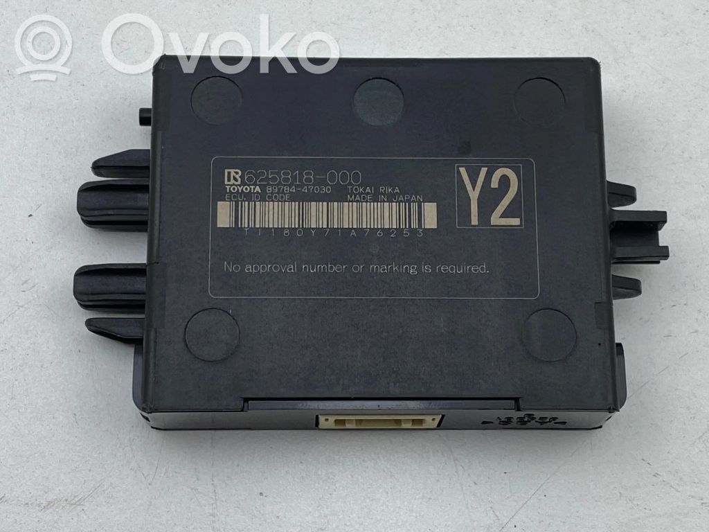 Toyota Prius Prime Immobilizer control unit/module 