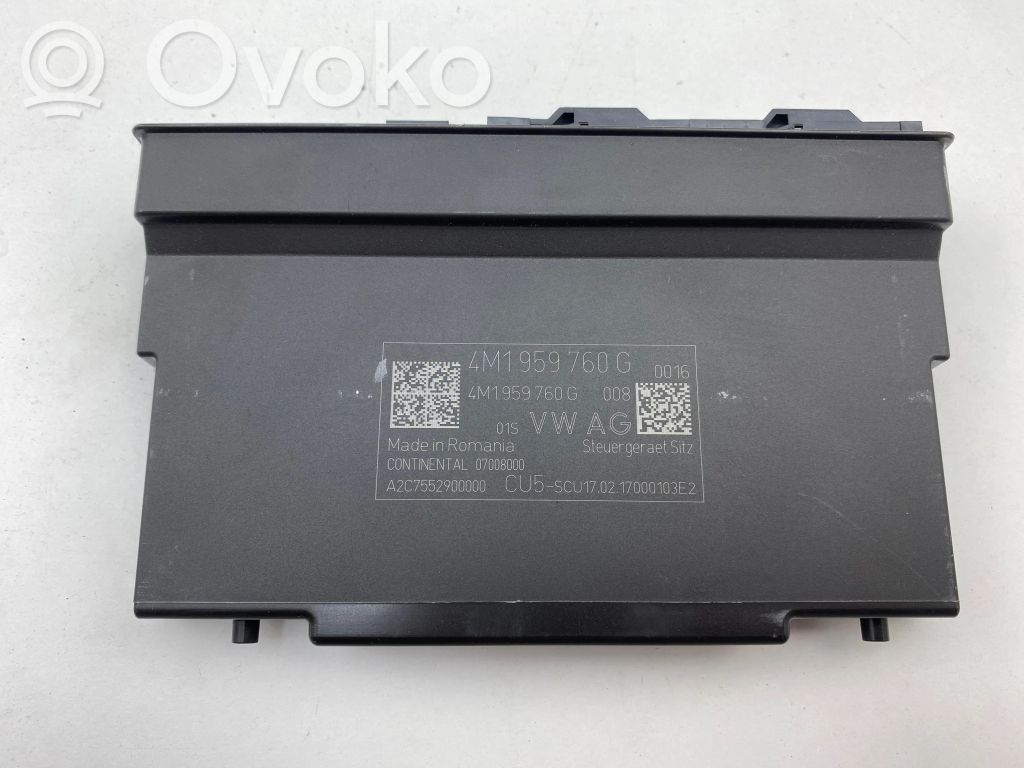 Audi Q7 4M Module de commande de siège 
