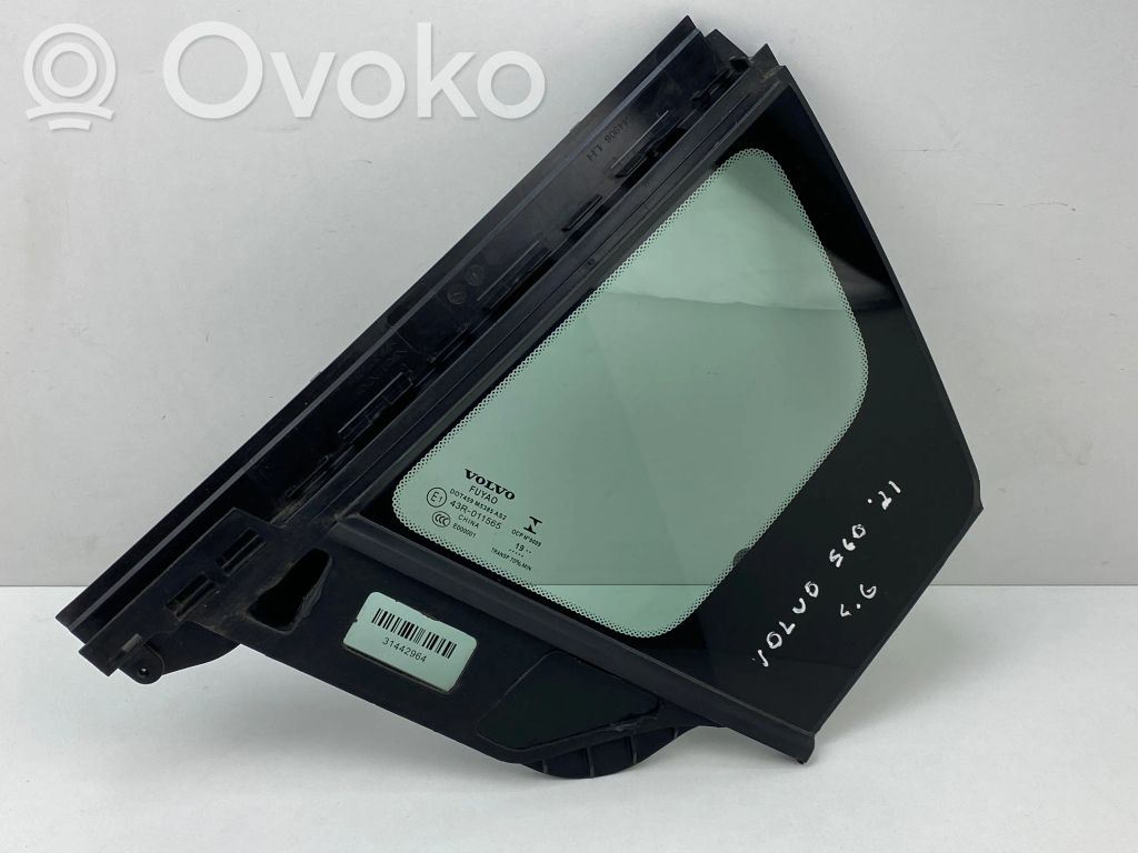 Volvo S60 Szyba karoseryjna drzwi tylnych 