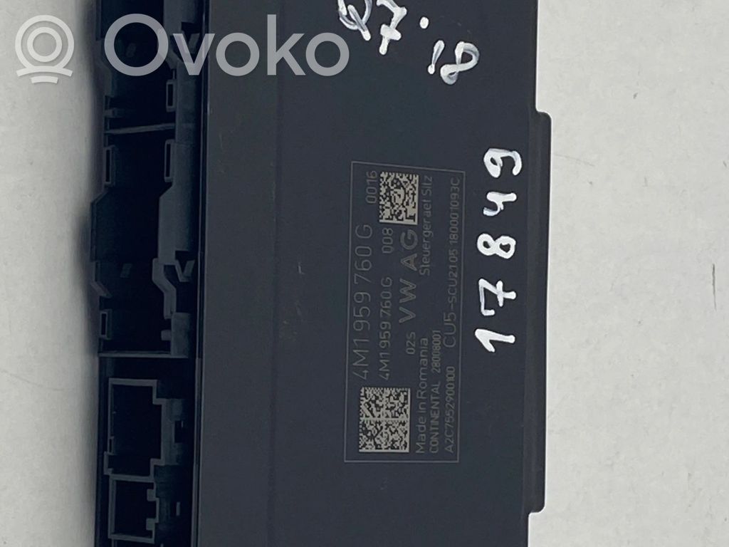 Audi Q7 4M Module de commande de siège 