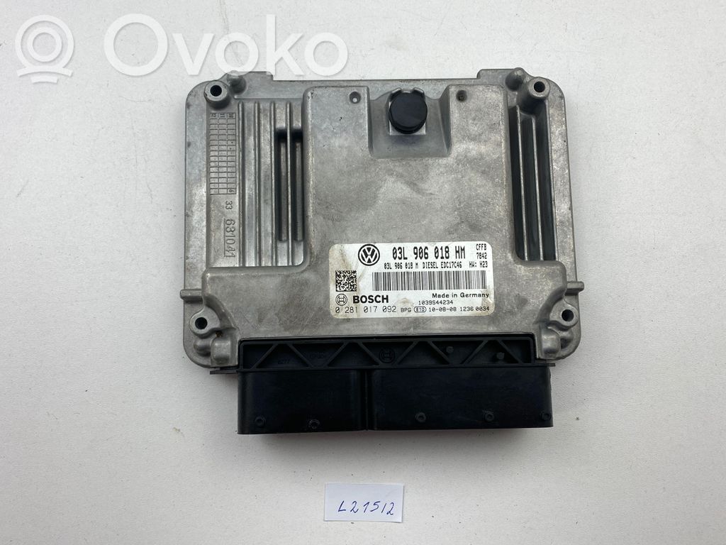 Seat Alhambra (Mk2) Engine control unit/module 