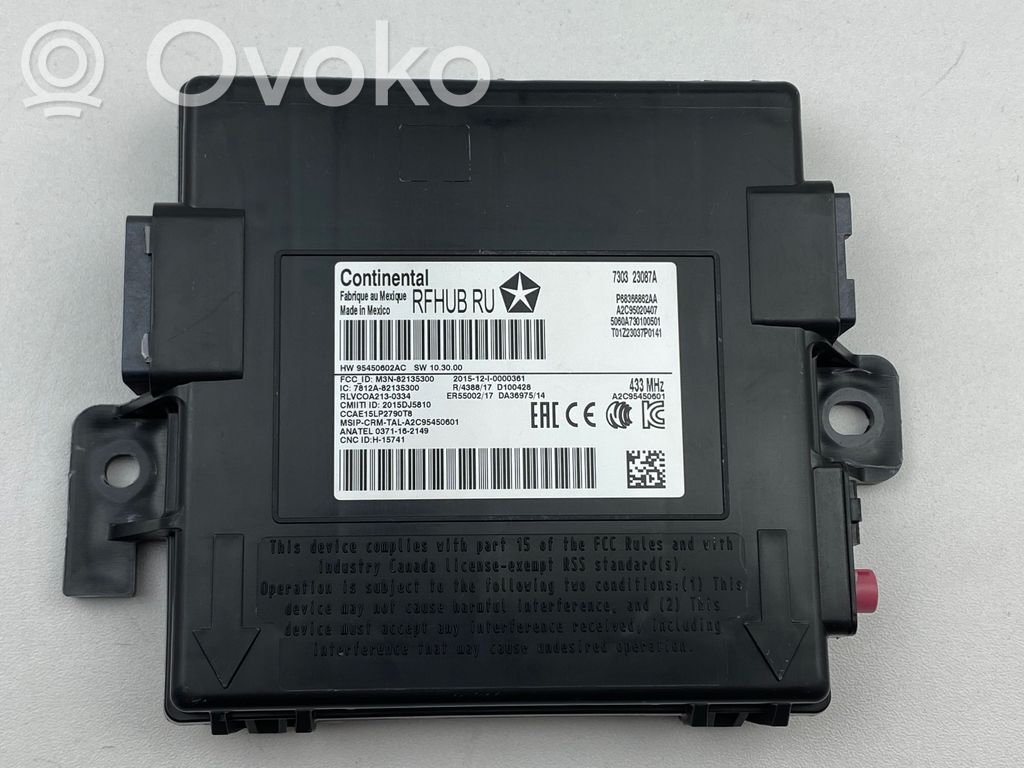 Chrysler Pacifica Keyless (KESSY) go control unit/module 