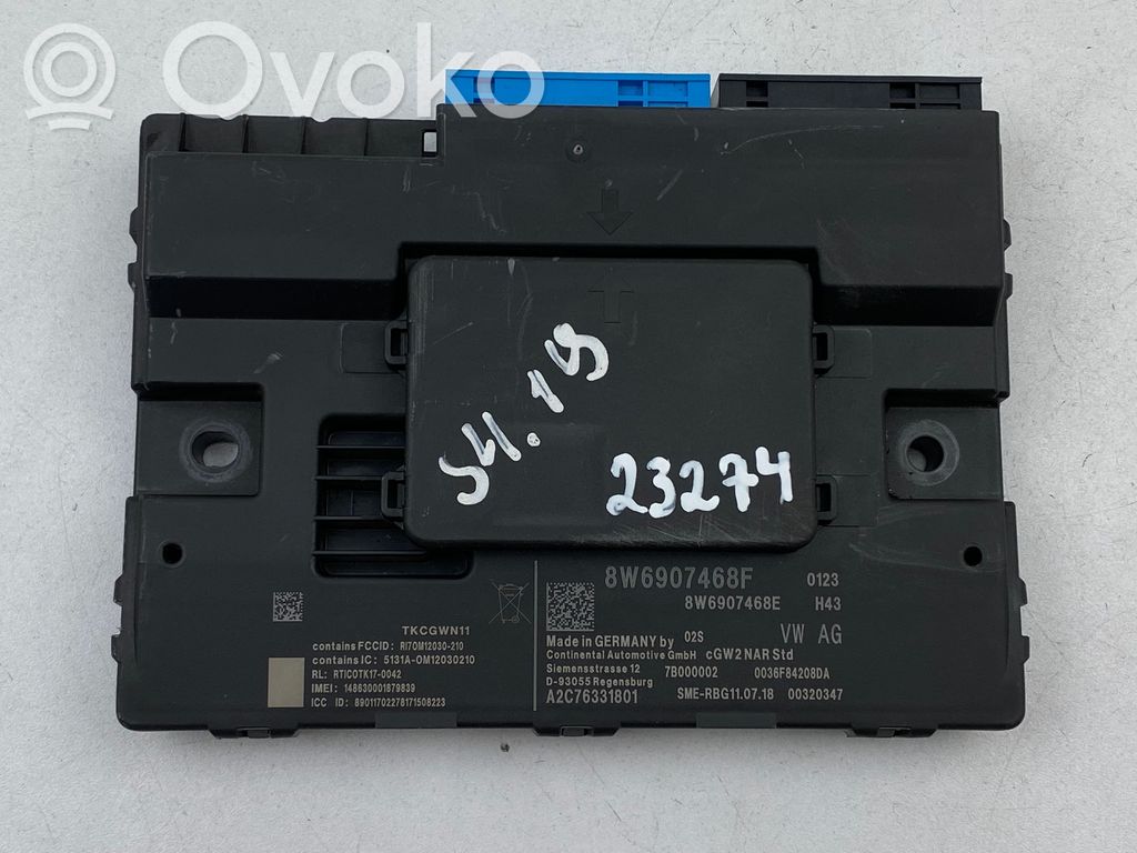 Módulo de control Gateway   8W6907468F,8W6907468E,7B000002