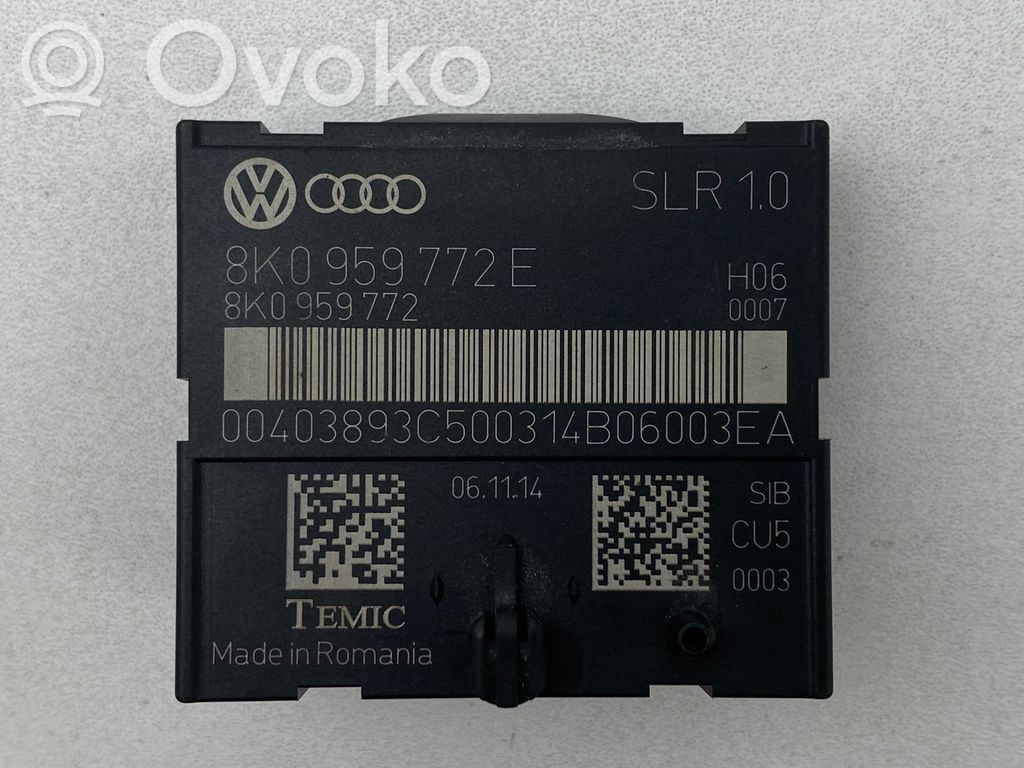 Module de commande de siège   8K0959772E,8K0959772