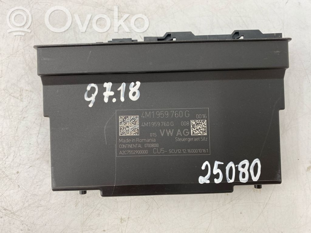 Audi Q7 4M Module de commande de siège 