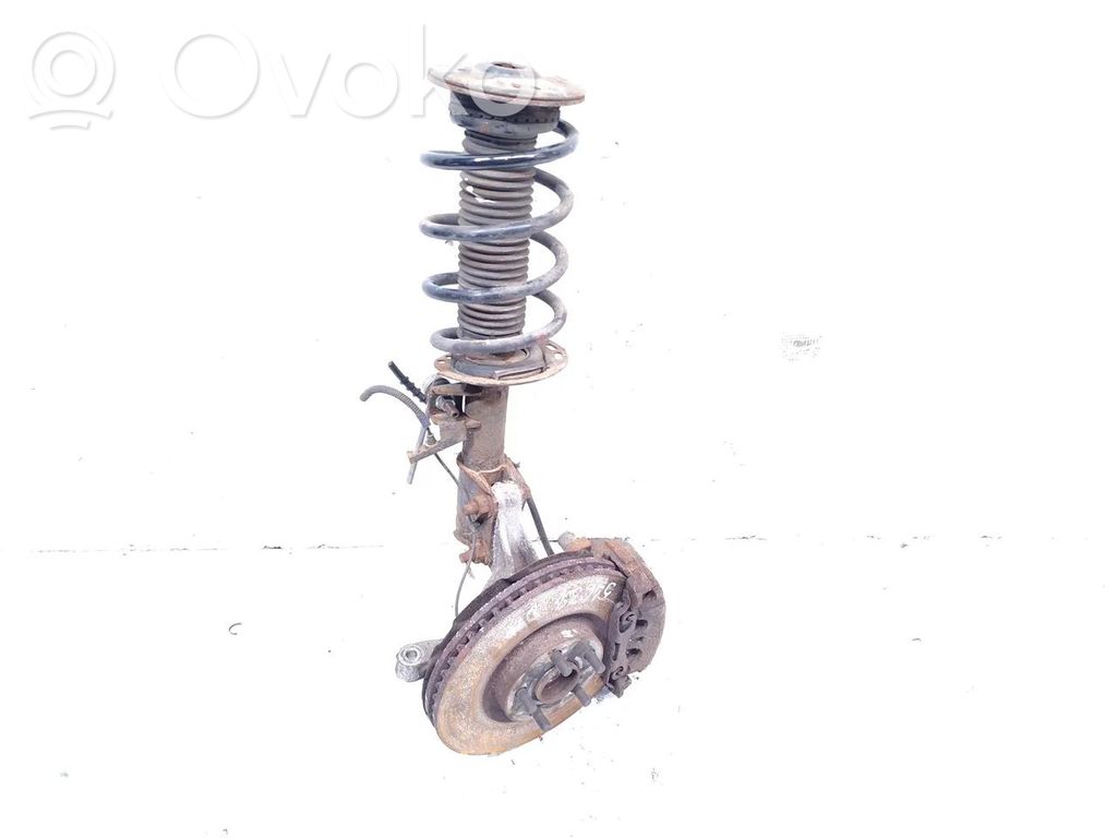 Front shock absorber with coil spring