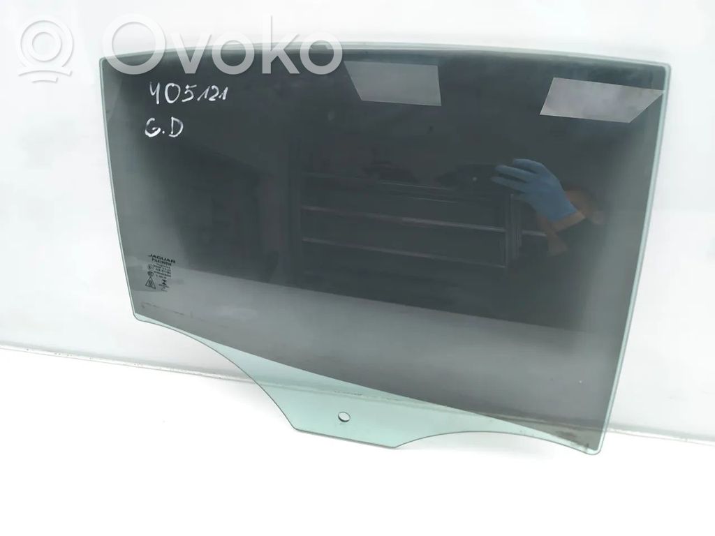 Jaguar XE Rear door window glass 