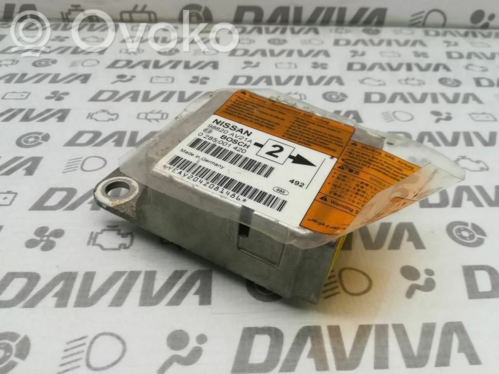 Nissan Primera Unidad de control/módulo del Airbag