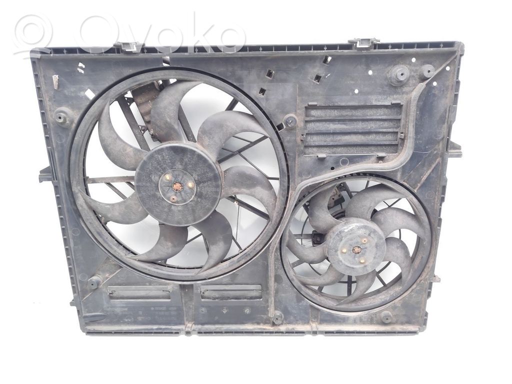 Volkswagen Touareg I Suport ventilator radiator 