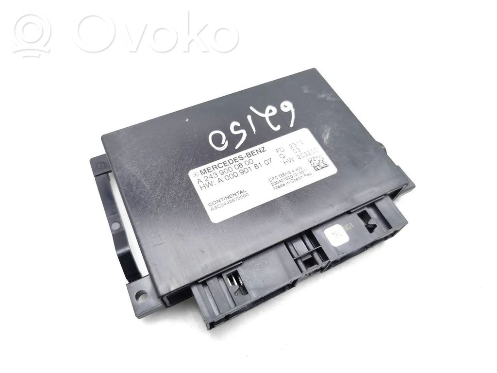 Mercedes-Benz EQA Module de contrôle de boîte de vitesses ECU 