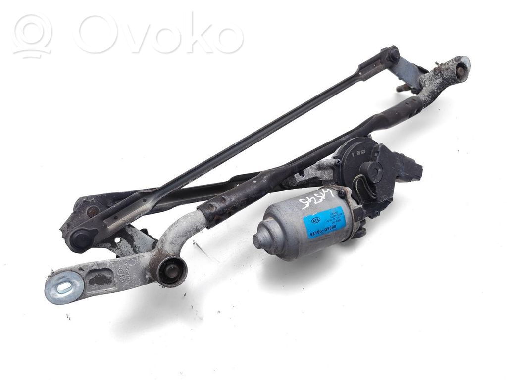 Mechanizm i silniczek wycieraczek szyby przedniej / czołowej   98100G5900,035256100