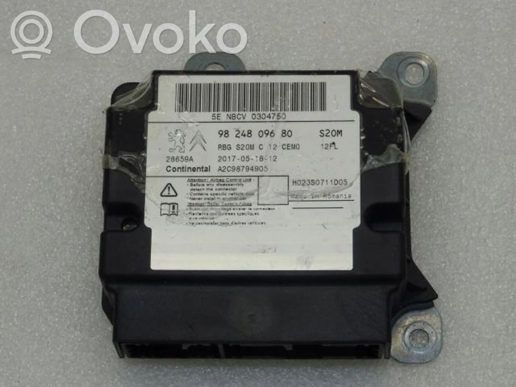 Citroen C3 Module de contrôle airbag 