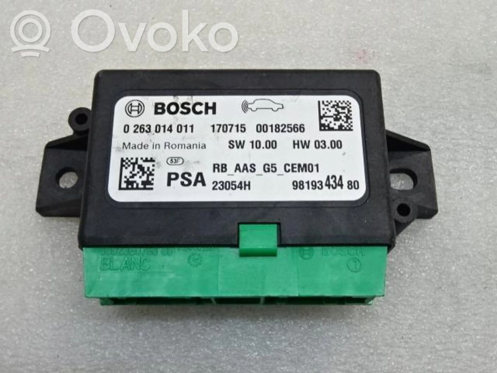 Citroen C3 Parking PDC control unit/module 