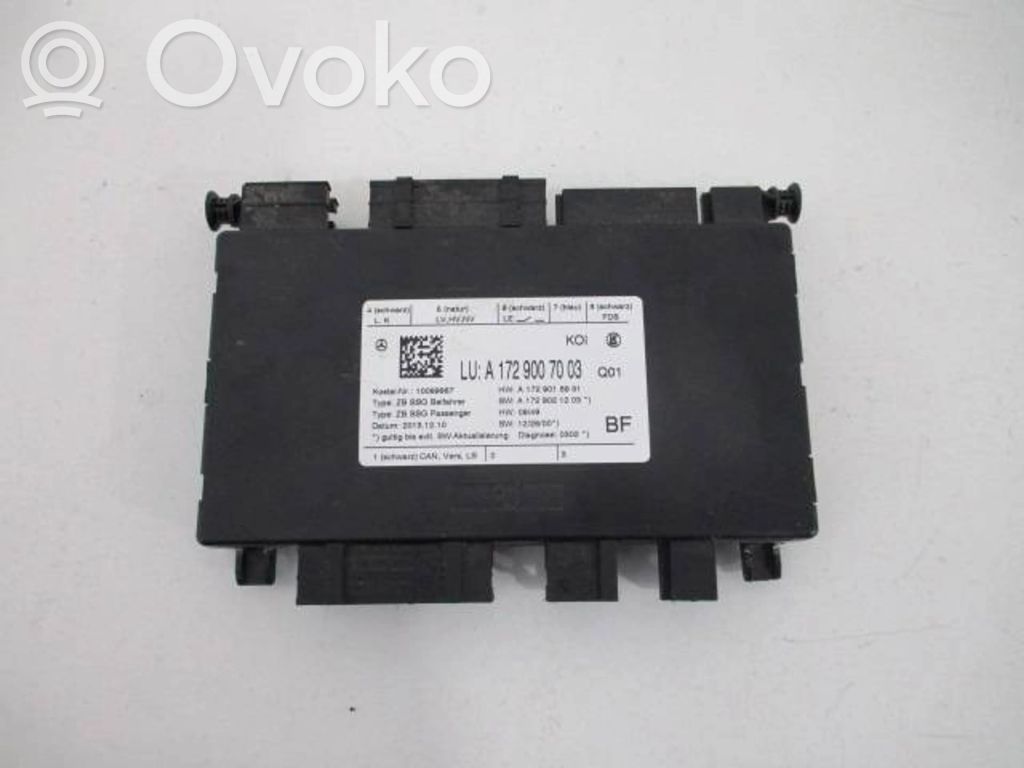 Mercedes-Benz E C207 W207 Module de commande de siège 