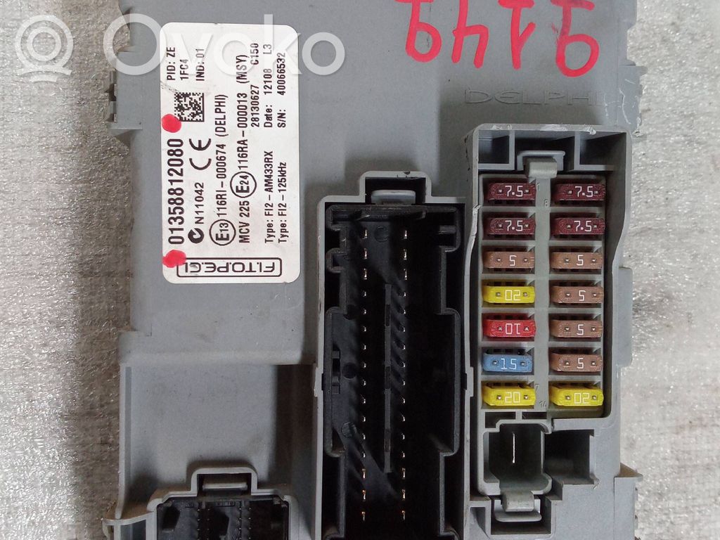 Módulo de fusible   01358812080