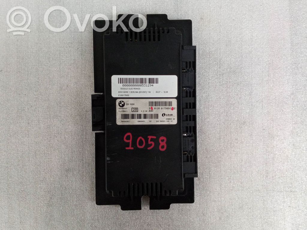 BMW 1 E81 E87 Autres unités de commande / modules 