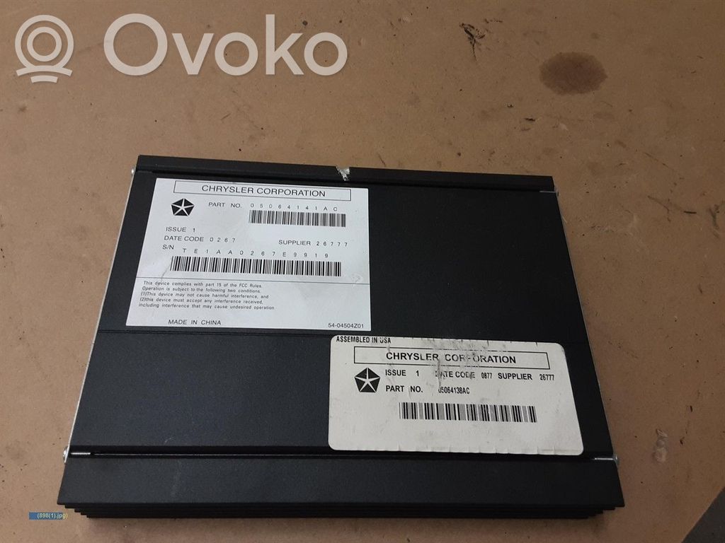Skaņas pastiprinātājs   05064138AC,05064141AC