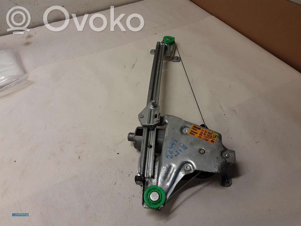 Rear door window regulator with motor   5184858,5184858