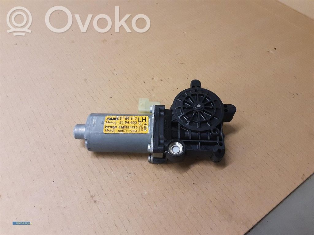 Saab 9-5 Motor del regulador de la ventanilla de la puerta delantera 
