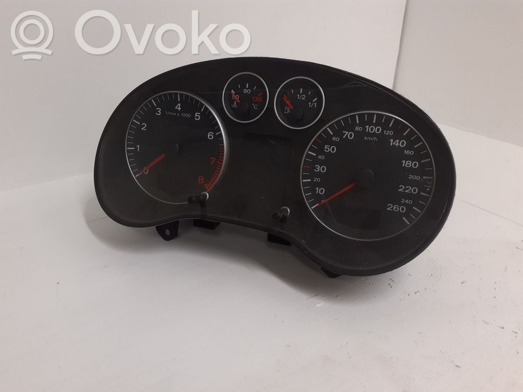 Audi A3 S3 8P Tachimetro (quadro strumenti) 