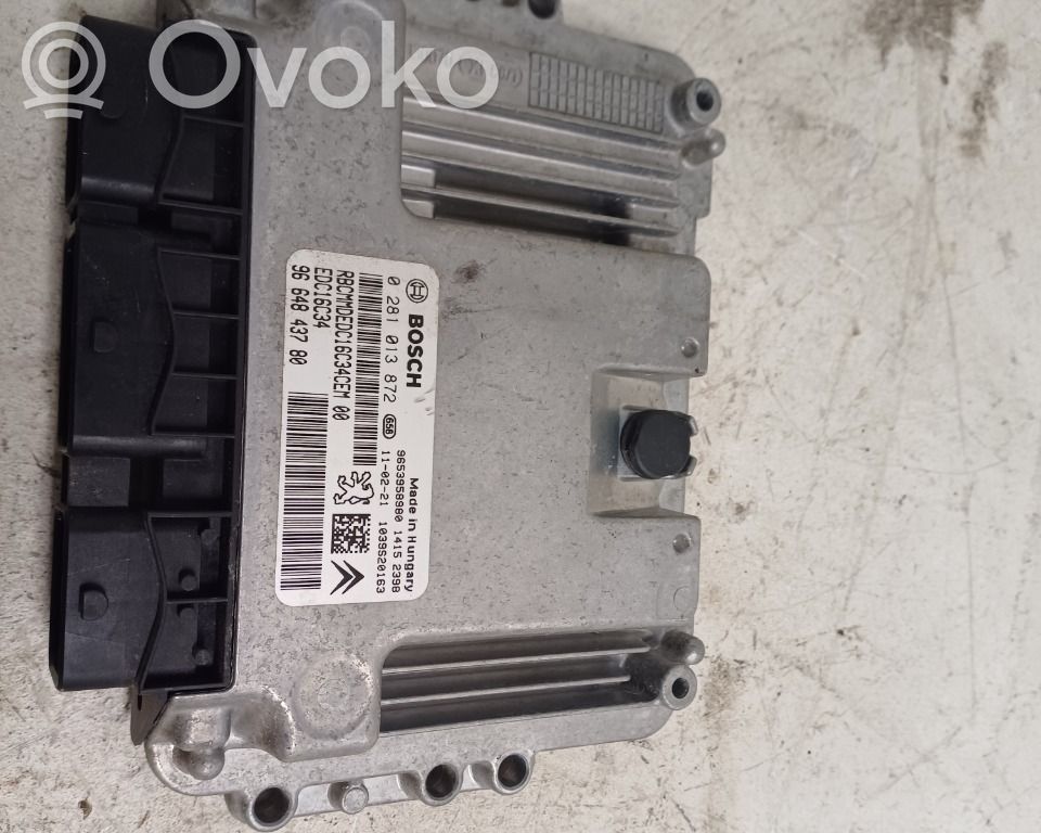 Peugeot Partner Unité de commande / module d'injection 