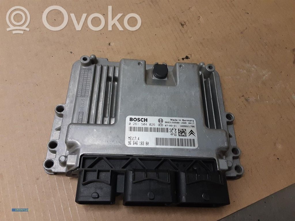 Peugeot 207 Injection control unit/module 