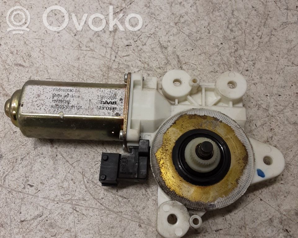 Saab 9-3 Ver2 Motorino alzacristalli della portiera anteriore 