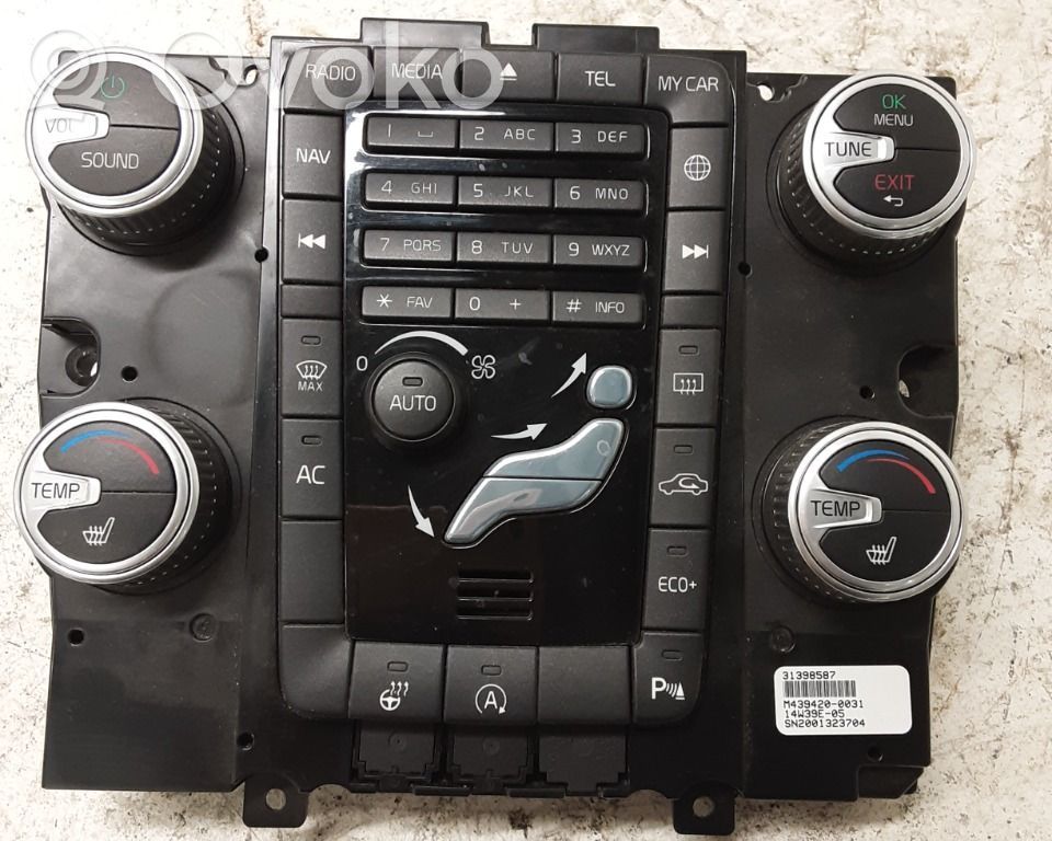 Volvo V70 Climate control unit 