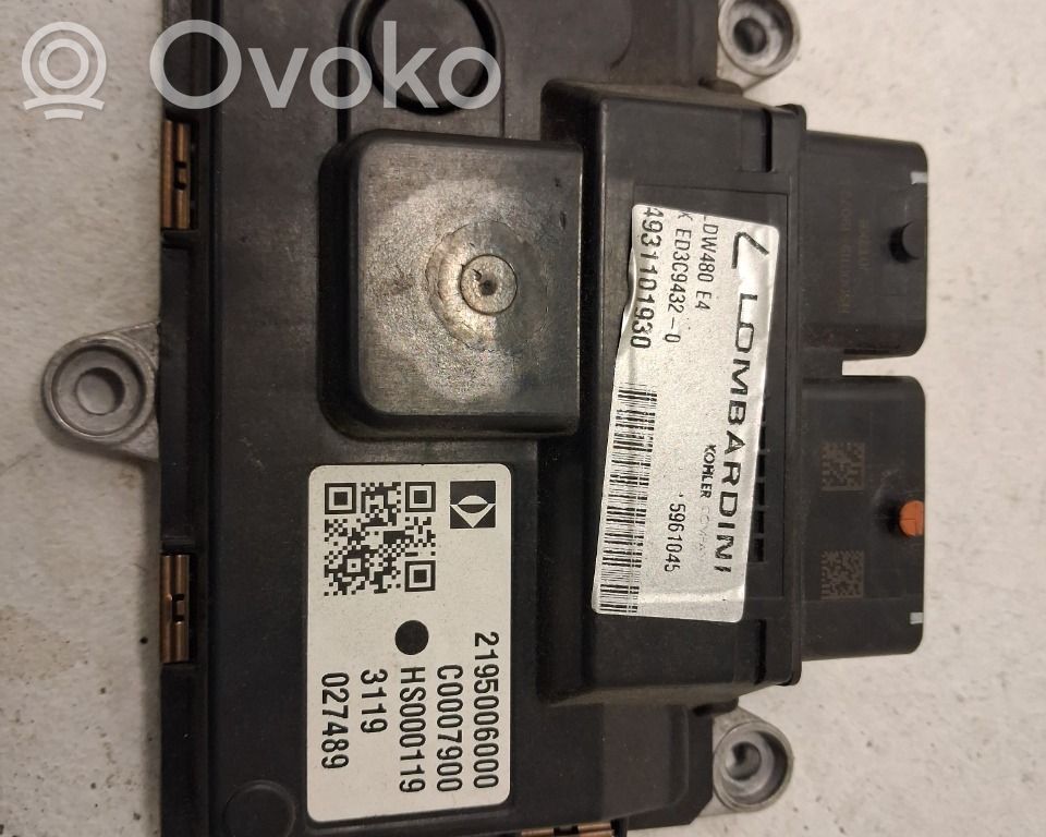 Įpurškimo valdymo blokas   2195006000,4931101930