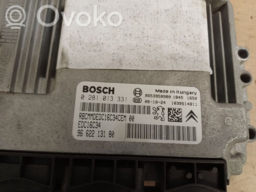 Unité de commande / module d'injection   1942NZ,0281013331,9653958980