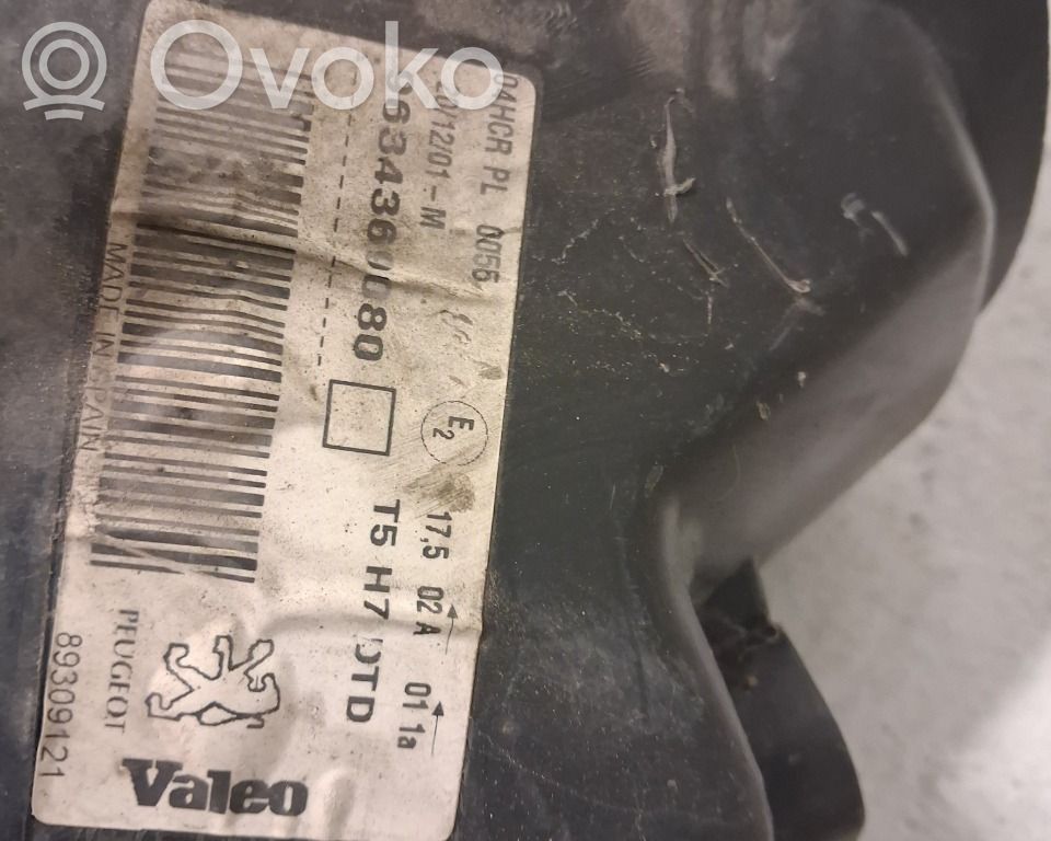 Headlight/headlamp   9634369080