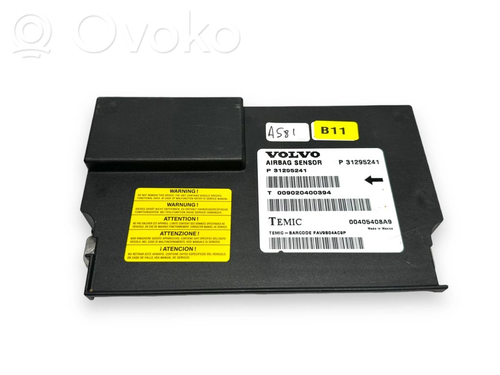 Volvo XC60 Airbag control unit/module 