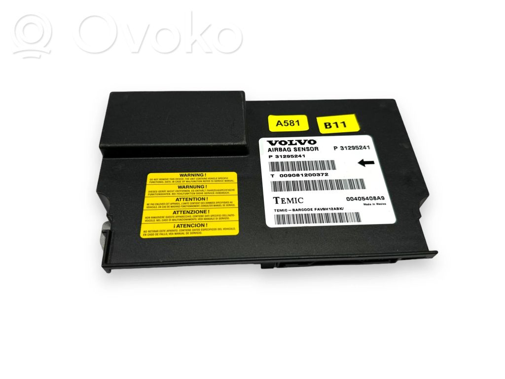 Volvo XC60 Airbag control unit/module 