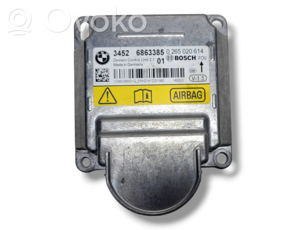 BMW 3 F30 F35 F31 Sterownik / Moduł Airbag 