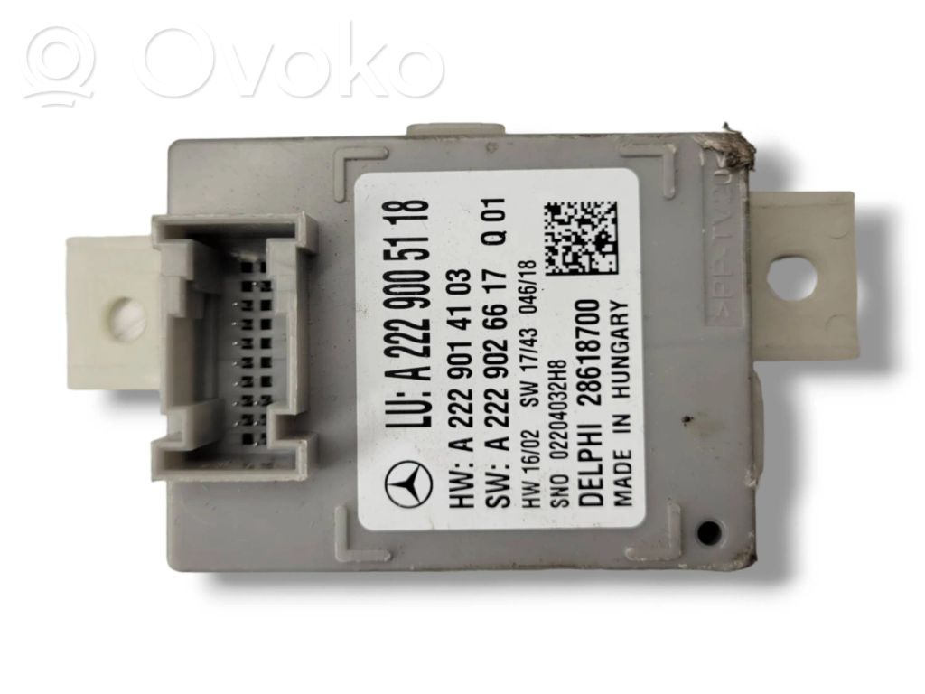 Mercedes-Benz S W222 Module d'éclairage LCM 